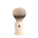 Shaving Brush with Badger, Handle Material High-Grade Resin Ivory