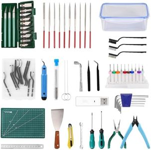 Sovol 3D Printer Tools Kit, 78 PCS 3D Printer Accessories with Nozzle Cleaning Kit, Removable Multi-Function Screwdriver Kit, Deburring, Removal Tools, Cutters, Hobby Knife Set, Wrench Set