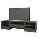 Nexera 72-Inch Tv Stand with A Drawer, Bark Grey