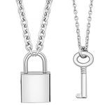 Key And Lock Necklaces