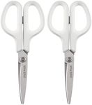 Plus SC-175S-AB 35-735 x 2 Scissors, Fit Cut Curve, Standard, Antibacterial Griff, White