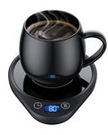 Coffee Mug Warmer Smart Cup Warmer with 3 Temperature Settings Electric Beverage Warmer Plate Auto Shut Off, Coffee, Tea and Milk Warmer for Office Home Desk Use (Cup Not Included)