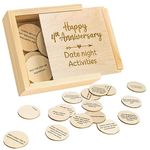 STOFINITY 4 Year Gifts Anniversary for Him - 4th Gifts Anniversary for Husband Wife, 4th Wedding Gift Anniversary for Couple, Wood Gifts for Her 4 Years, Happy Fourth Dating Anniversary for Boyfriend…