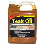 Star brite 085100C Premium Golden Teak Oil-Step 3-3.78L