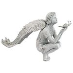 Design Toscano KY47158 Glory of The Garden Angel Statue, Antique Stone