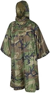 Helikon-Tex Poncho U.S. Model US Woodland, Surplus Line