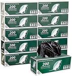 Zero Waste USA 2,000 Commercial Grade, non-branded, Dog Waste Station Refill Roll Bags - 40% Thicker competitor brands roll bags - Fits Any Dog Waste Station - 10 rolls of 200 bags