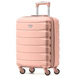 Flight Knight Lightweight 4 Wheel ABS Hard Case Suitcases Cabin Carry On Hand Luggage Approved for Over 30 Airlines Including British Airways, easyJet & Maximum Size for Virgin Atlantic 56x36x23cm