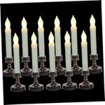 IWOWHERO 12pcs Candle Light AAS Bat