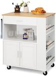 Giantex Kitchen Island Cart, Rollin