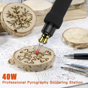 Preciva 40W Wood Burning Kit – Pyrography Tool Set