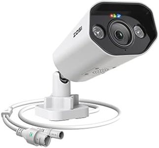 ZOSI 4K Telecamera Aggiuntiva PoE, Audio Bidirezionale, Sistema PoE (Modello NVR: ZR08DN, ZR16DK, ZR08SN, ZR08SQ, ZR16SK), C182