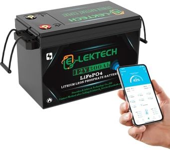 12V 300Ah LiFePO4 Lithium Battery Small Size, Built-in 200A BMS, Up to 10000 Cycles, Max. 2560W Power Output, Perfect for Off-Grid, RV, Golf Cart, Solar Power System, Home Backup