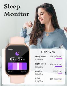RUIMEN Smart Watch – HD Touchscreen Fitness Tracker
