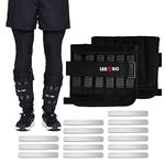 Adjustable Ankle Weights, Leg Wrist Weights, Removable Leg Weights for Men Women Fitness, Walking, Jogging, Workout, 1Pair 2 Pack (Max 5 KG)