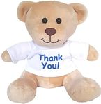 Hug-a-BooBoo Thank You! Teddy Bear. Super Cute and Cuddly 6 Inch Plush Mini Teddy Bear with Thankd You T-Shirt from Great for Gift, Gift Basket, Party Favor