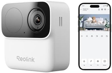 Reolink Magnetic Wireless Security Camera Outdoor, 9-Month Battery Life, Small Indoor Camera 1080p, 5/2.4GHz WiFi, AI Person Detection, IP67, Night Vision, 2-Way Talk, No Subscription, Argus MagiCam