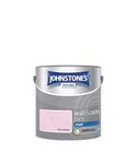 Johnstone's - Wall & Ceiling Paint - Pink Cadillac - Matt Finish - Emulsion Paint - Fantastic Coverage - Easy to Apply - Dry in 1-2 Hours - 12m2 Coverage per Litre - 2.5L