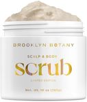 Brooklyn Botany Scalp & Body Scrub – Sugar Scrub Body Exfoliator and Scalp Scrub Made with Coconut Oil to Moisturize, Cleanse and Gently Exfoliate Scalp and Body – Tropical Scent 8.8 oz