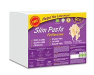 Eat Water Slim Pasta Fettuccine Zero Carbohydrate Enviro Pack of 5 * 270 Grams | Made from Organic Konjac Flour | Keto Paleo Diet and Vegan | Zero Sugar, Low Calorie Food