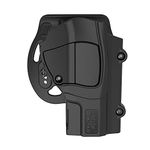 Beretta PX4 Storm Holsters, OWB Paddle Holster for Beretta PX4 Storm 4" Full Size - Index Finger Released Autolock Retention Level 2 Right Handed Concealed Outside waistband tactical holster