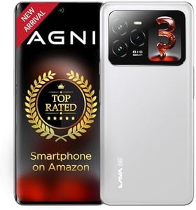 Lava Agni 3 5G (Pristine Glass, 8GB+256GB) | India's 1st Dual AMOLED | Dimensity 7300X | 50MP Triple AI Camera | 66W Fast Charge,5000 mAh Battery | Clean UI | Free Replacement @ Home | with Charger