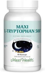 Maxi Health L-Tryptophan 500mg - Mood & Sleep Formula - 90 Capsules - Kosher