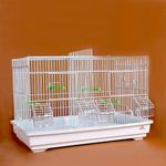 Birds Cages with Removable Partition for Pigeons,Hens,Canary,Finches,Budgies,Lovebirds, Cocktail,Conures for All Small and Medium Size Birds with Tow Doors for breeding Box (1 cage (single cage ))59*27*39 cms