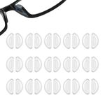 Glasses Nose Pads Silicone, 15 Pairs Non Slip Nose Pads for Glasses Stick on Clear Eye Glass Pad Soft for Eyeglasses Sunglasses Spectacles