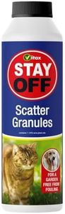 AMK® Vitax Scent Off Granules 600g Training Aid Prevent Cat and Dog Fouling Protect Lawns Garden Plants Gentle Natural Repellent Non Harmful Eco Friendly