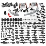 Feleph Swat Military Toys Police Bricks Toy Accessories, Gear Army Pack Policeman Weapons Figures Building Blocks Compatible with Major Brands