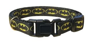 Spoilt Rotten Pets Black & Yellow Bat Cat Collar Safety Buckle and Bell