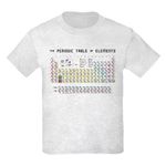 CafePress The Periodic Table of Elements Kids Light T Shirt Youth Kids Cotton T-Shirt Ash Gray