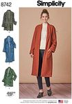 Simplicity Patterns US8742A Tops, Vest, JKTS, Coats, A (A (XS-S-M-L-XL)