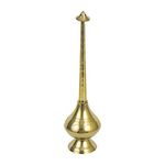 Spillbox Brass Sprinkler Bottle for Holy Water, Gangajal and Perfume Gulab Pash Rose Water Paneer Sombu – (large, 11 Inch)