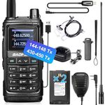 Baofeng UV-17M 5W Ham Radio Two Way Radio Walkie Talkies 144-148Mhz, 430-450Mhz with 2x1800 mAh Battery,High Gain Antenna,Programming Cable,Hand Mic,Type-C Cable and Earpiece