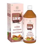 Seed & Herbs Slim Me Active Juice | 1L | Helps in Weight Management | Helps provide Relief in Bloating | Saunf | Dal Chini | Elaichi | Ajwain | Hasna hi Jeevan hai