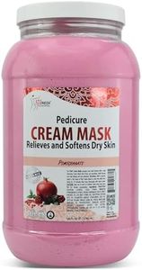 SPA REDI - Body and Foot Cream Mask, Pomegranate, 128 Oz - Pedicure Massage for Tired Feet and Body, Hydrating, Fresh Skin - Infused with Hyaluronic Acid, Amino Acids, Panthenol, Comfrey Extract