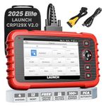 LAUNCH CRP129X OBD2 Scanner, LAUNCH Scan Tool 2022 Elite, Car Scanner for Engine at ABS SRS with Oil/EPB/SAS/TPMS/Throttle Body Reset, Automotive Code Readers with TPMS Gift, Lifetime Free Update