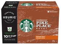 Starbucks Pike Place, Medium Roast Coffee, Single Serve Keurig K-cup Pods, 6 Boxes, 60 Capsules