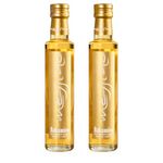 Messino Greek White Balsamic Vinegar - No Added Sugar - Vegan - Pack of 2 x 250ml Glass Bottles (Total 500ml) - Mild Acidity - Ideal for Salads, Marinades & Desserts - Made in Greece