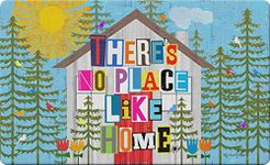 Toland Home Garden 800292 No Place Like Home Welcome Door Mat 18x30 Inch Outdoor Doormat for Entryway Indoor Entrance