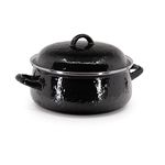 Golden Rabbit Enamelware - 4qt Dutch Oven (Solid Black)