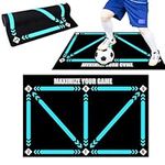 Large Soccer Training Mat Football Footstep Training Mat New Type Soccer Training Equipment Sports Props Pads Ball Control Dribble Mat Child's Soccer Mat for Indoor