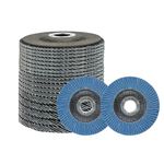 Flap Discs 115mm 20 Pack Sanding Grinding Discs 40/60/80/120 Grit Zirconia Angle Grinder Discs for Sanding Grinding Metal Wood