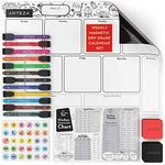 Arteza ARTZ-8639 Magnetic-Message-Boards, White (Weekly Calendar)