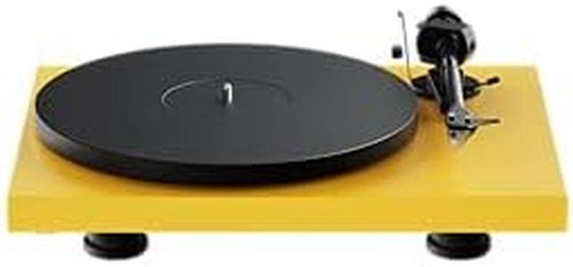 Pro-Ject Debut EVO 2, Next Generation Audiophile Turntable with Carbon Fiber tonearm, Electronic Speed Selection and pre-Mounted Pick it MM EVO Cartridge, Made in Europe (Golden Yellow Satin)