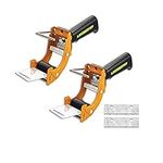 2 Pcs Rapid-Replace Packing Tape Dispenser Guns with Extra Blade, 2 in (50mm) Lightweight Ergonomic Industrial Handheld Heavy Duty Tape Cutter for Carton, Packaging and Box Sealing, LDS Industry