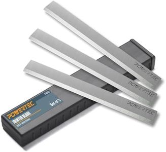 POWERTEC 6 Inch Jointer Blades for Delta 37-190 37-195 37-205 37-220 37-275X Jointer, Replacement for 37-658 Jointer Knives, Set of 3 (148032)