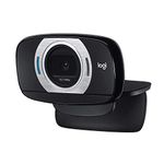 Logitech C615 Portable Webcam, Full HD 1080p/30fps, Widescreen Video Calling, Foldable, Light Correction, Autofocus, Noise Reduction, For Skype, FaceTime, Hangouts, PC/Mac/Laptop/Macbook/Tablet